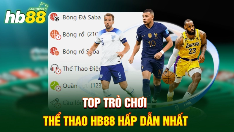 Top trò chơi cá cược thể thao hấp dẫn